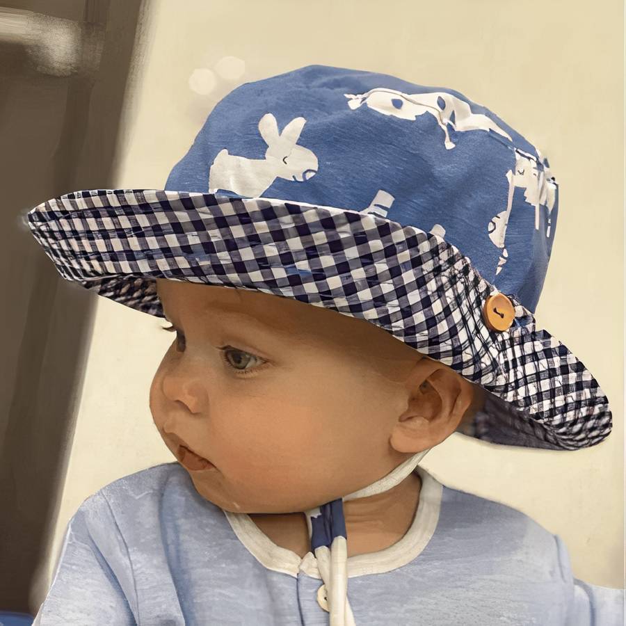 Chapeau d’été ajustable – Bob pour bébé – Image 3