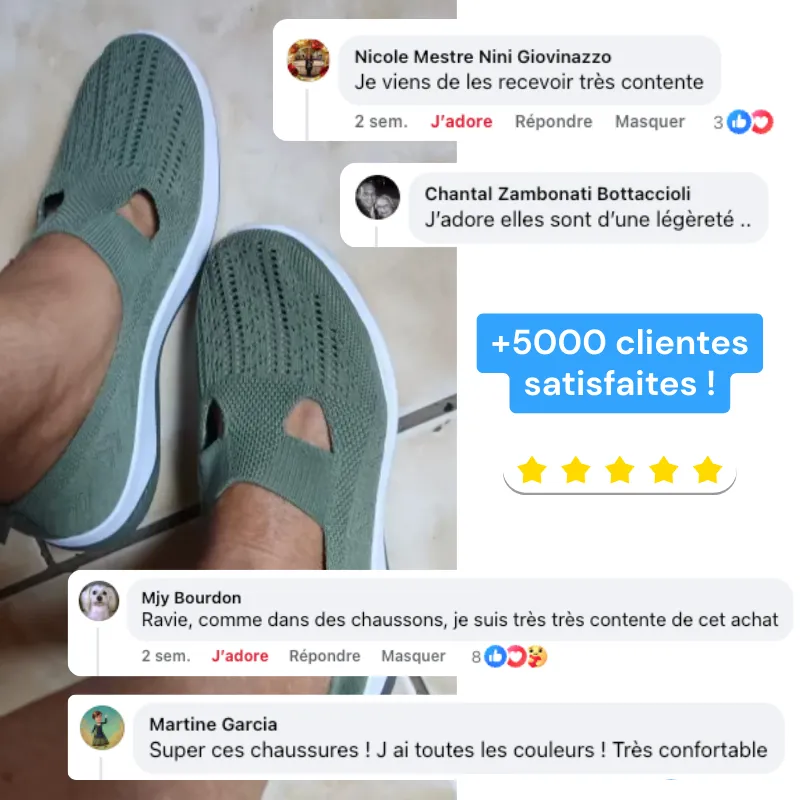 FlexiConfort ™ | Sneakers Confort Orthopédique Femme – Image 5