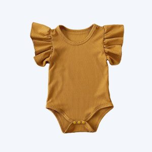 Barboteuse à manches courtes pour petite fille