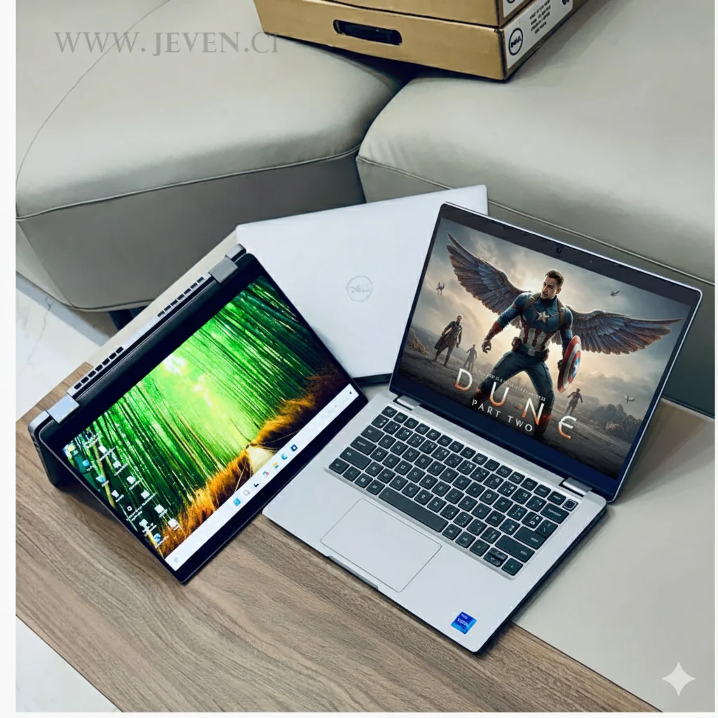 Dell Latitude 5320 2-en-1 – Core i7-1185G7, 32 Go RAM, 1 To SSD, Écran Tactile Pliable 13,3", Reconnaissance Faciale, Occasion avec Carton