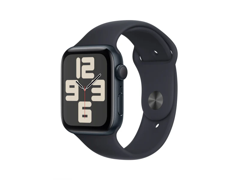 Apple Watch SE Alu. 44mm GPS Midnight Sport Band M/L MRE93QF/A – Image 2