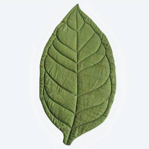 Tapis de sol en forme de feuille colorée pour bébé