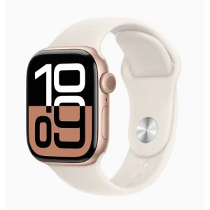 Apple Watch S10 Alu rose or 42 mm GPS+Cell sports blush clair (MWXA3QF/A)