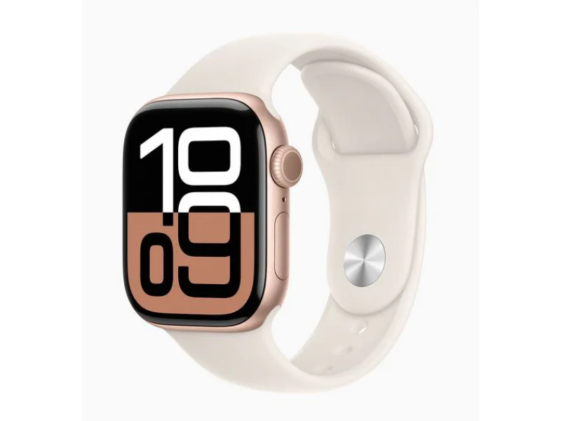 Apple Watch S10 Alu rose or 42 mm GPS+Cell sports blush clair (MWXA3QF/A)