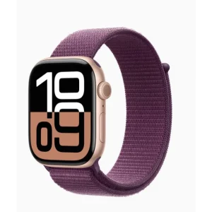 Apple Watch S10 Aluminium Rose Gold 46mm GPS Sport Prune (MWWV3QF/A)