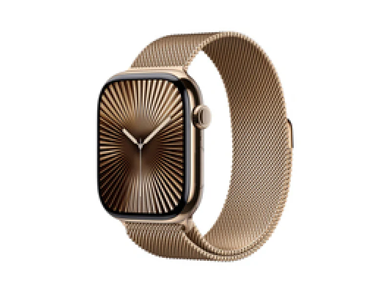 Apple Watch S10 46 mm GPS+Cell Titane Or Milanese Or (MX003QF/A)