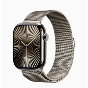 Apple Watch S10 Titan Natural 46mm GPS+Cell Milanese Natural S/M