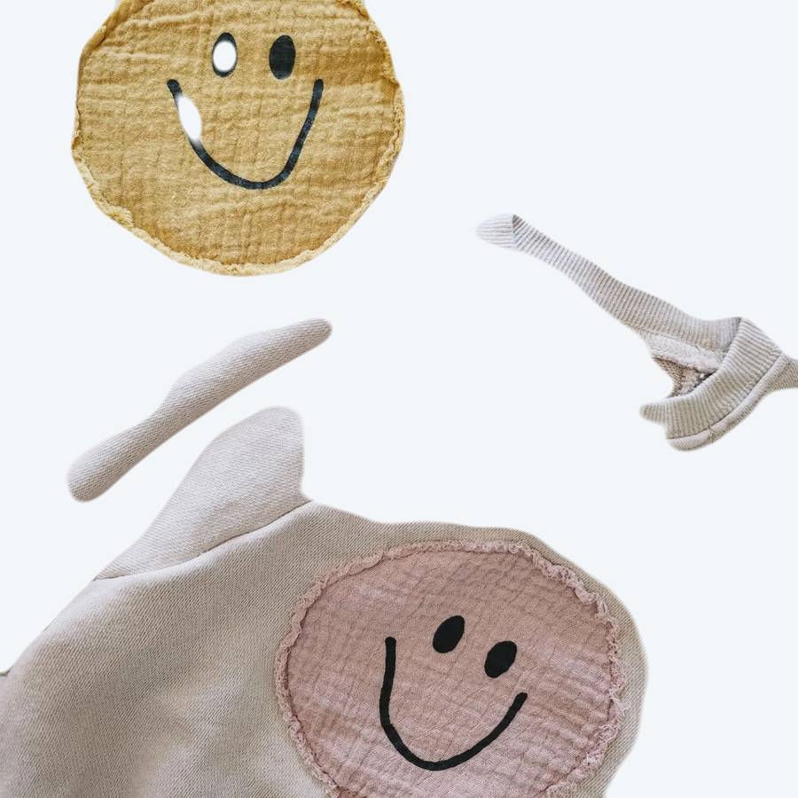 Barboteuse à manches longues style sweat pour bébé – Image 3