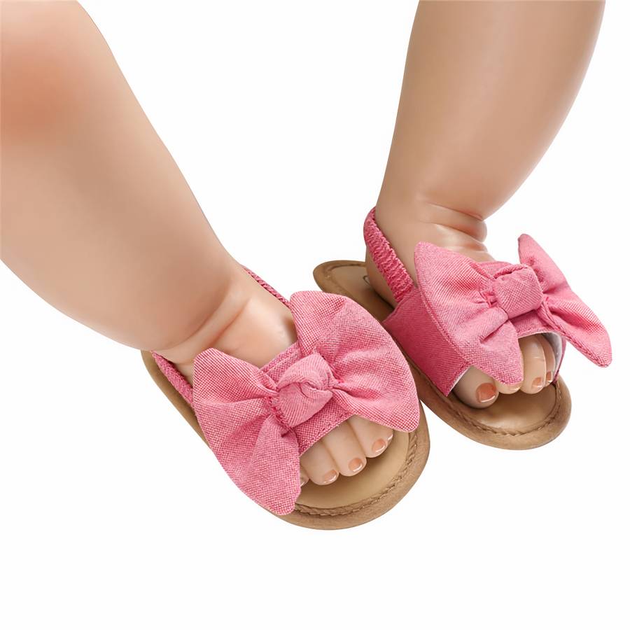 Sandales d’été avec un noeud pour bébé – Image 4