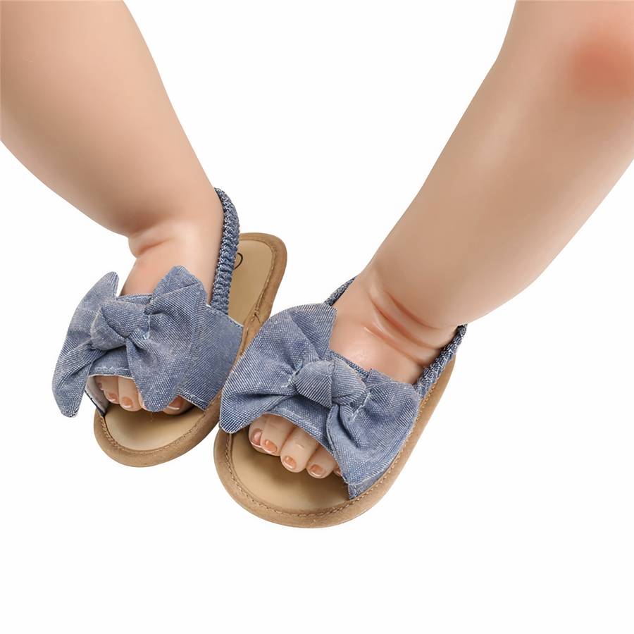 Sandales d’été avec un noeud pour bébé – Image 3