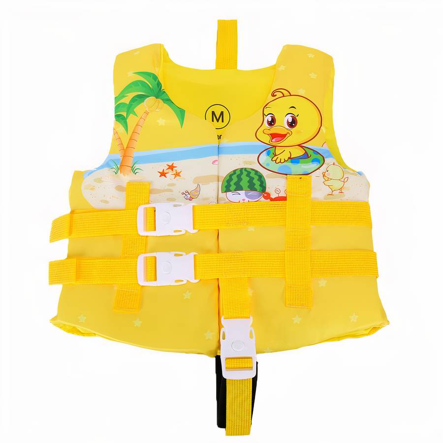 Gilet de natation jaune réglable dès 2 ans – Image 4