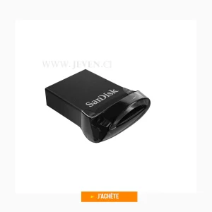 Clé USB SanDisk 64Go -Ultra Fit USB 3.1 Flash Drive