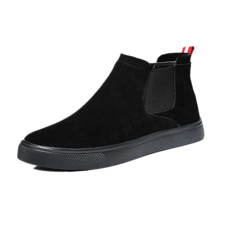 Bottes hautes en cuir véritable pour homme Chelsea – Image 6