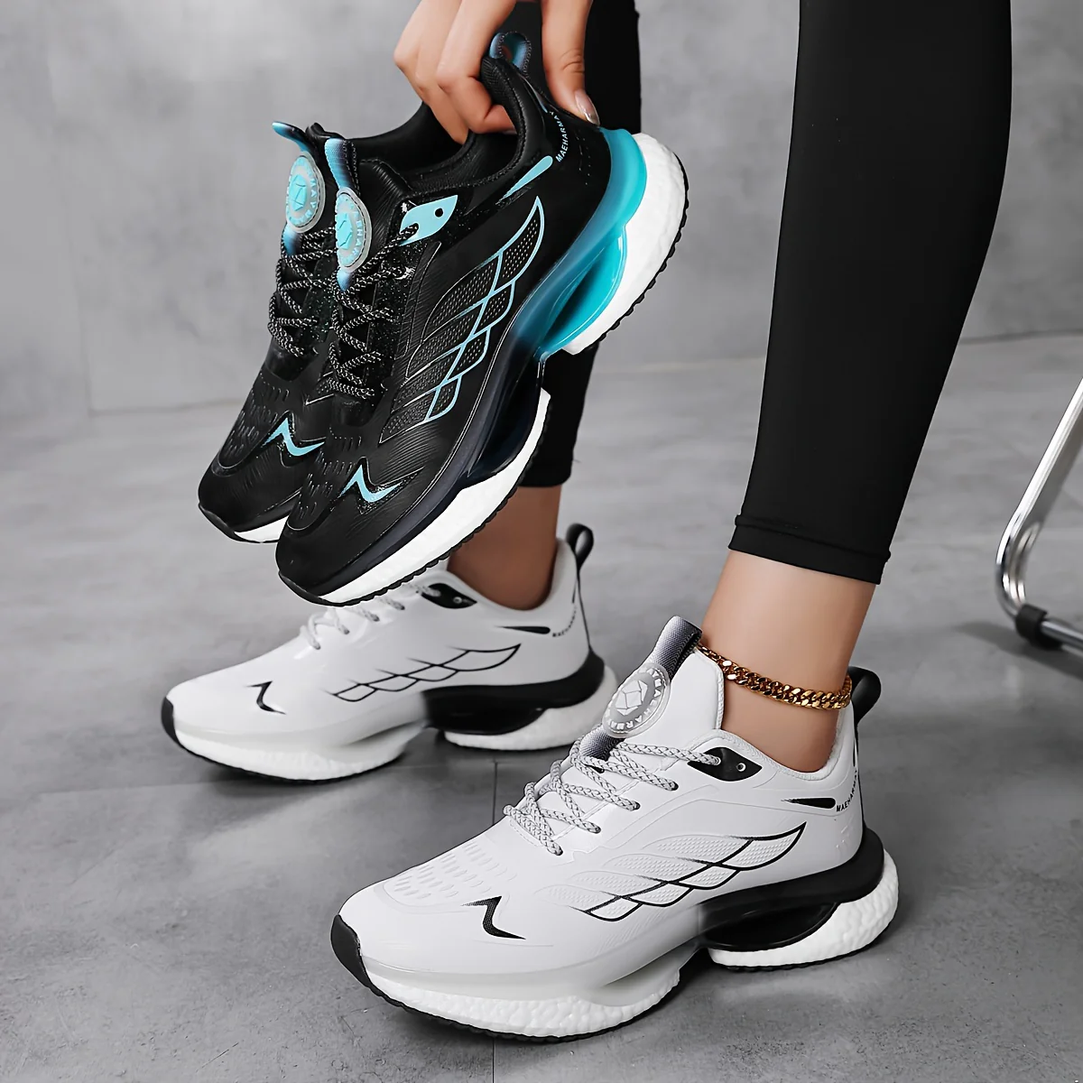 Chaussures de sport tendance pour femmes, baskets basses respirantes – Image 7