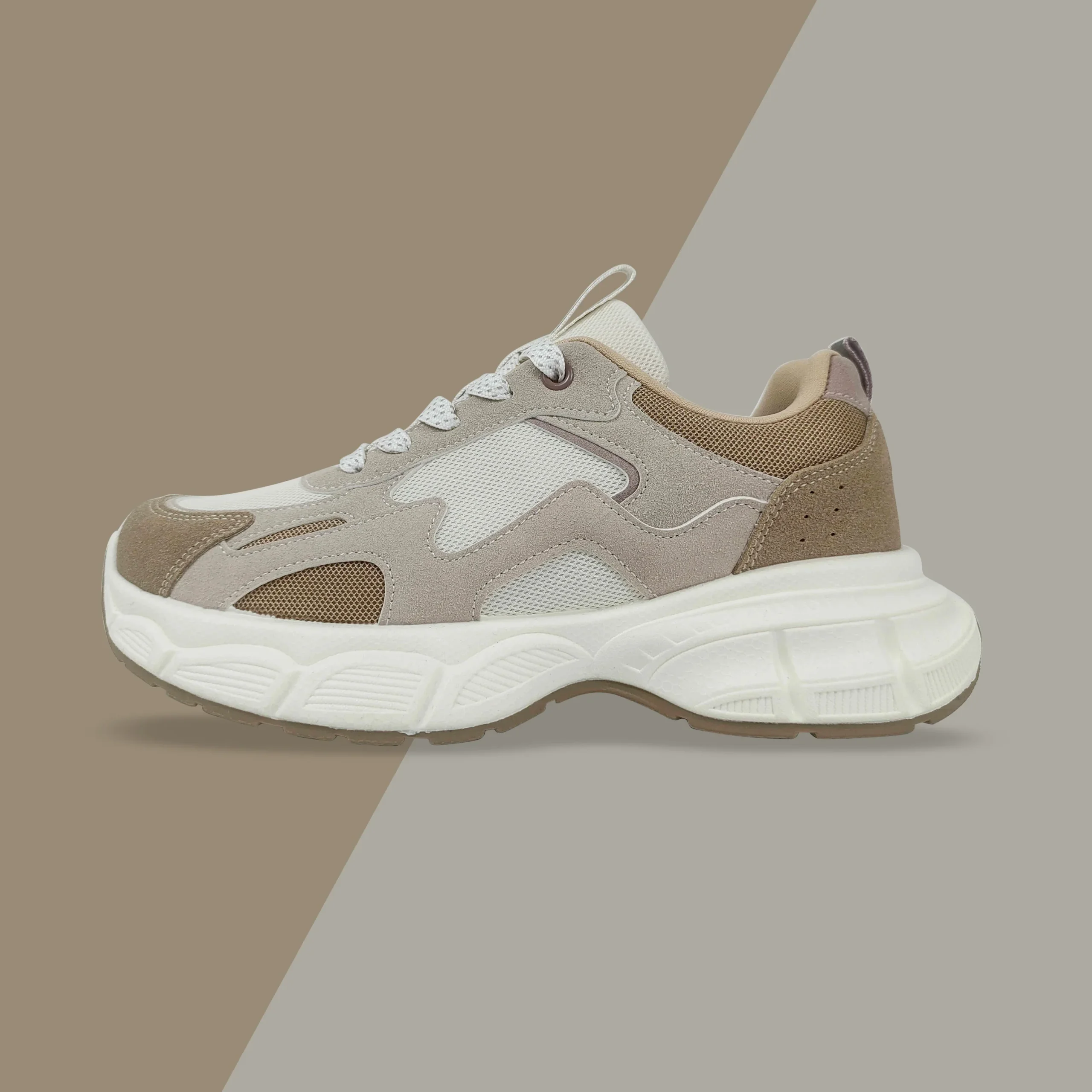 Baskets épaisses tendance à blocs pour femmes, chaussures décontractées – Image 2