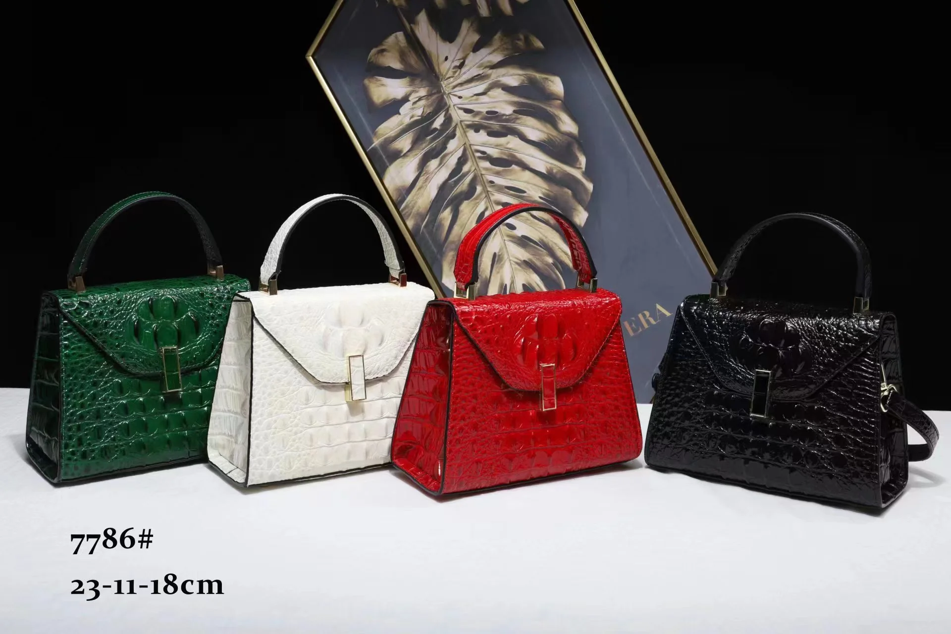 Sac à bandoulière décontracté en cuir – Image 7