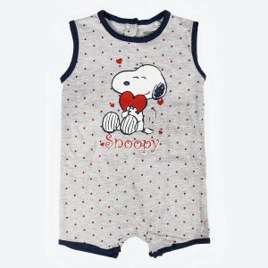 Barboteuse sans manches  pour bébé Snoopy
