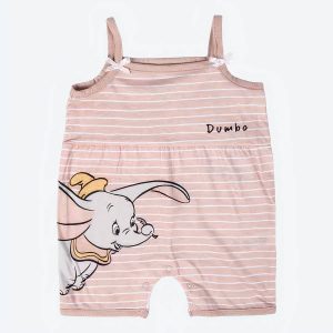 Barboteuse sans manches Dumbo rose