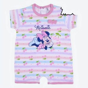 Barboteuse à manches courtes pour bébé Minnie Mouse
