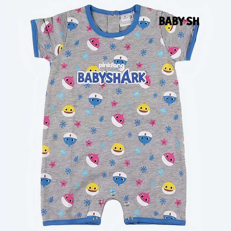 Barboteuse à manches courtes baby shark – Image 2