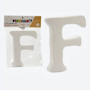 Lettre F décorative en polystyrène
