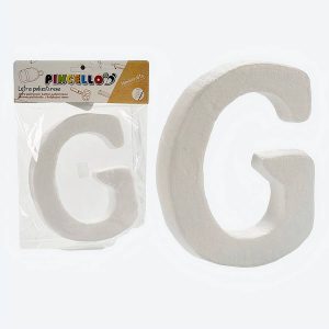 Lettre G décorative en polystyrène