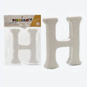 Lettre H décorative en polystyrène