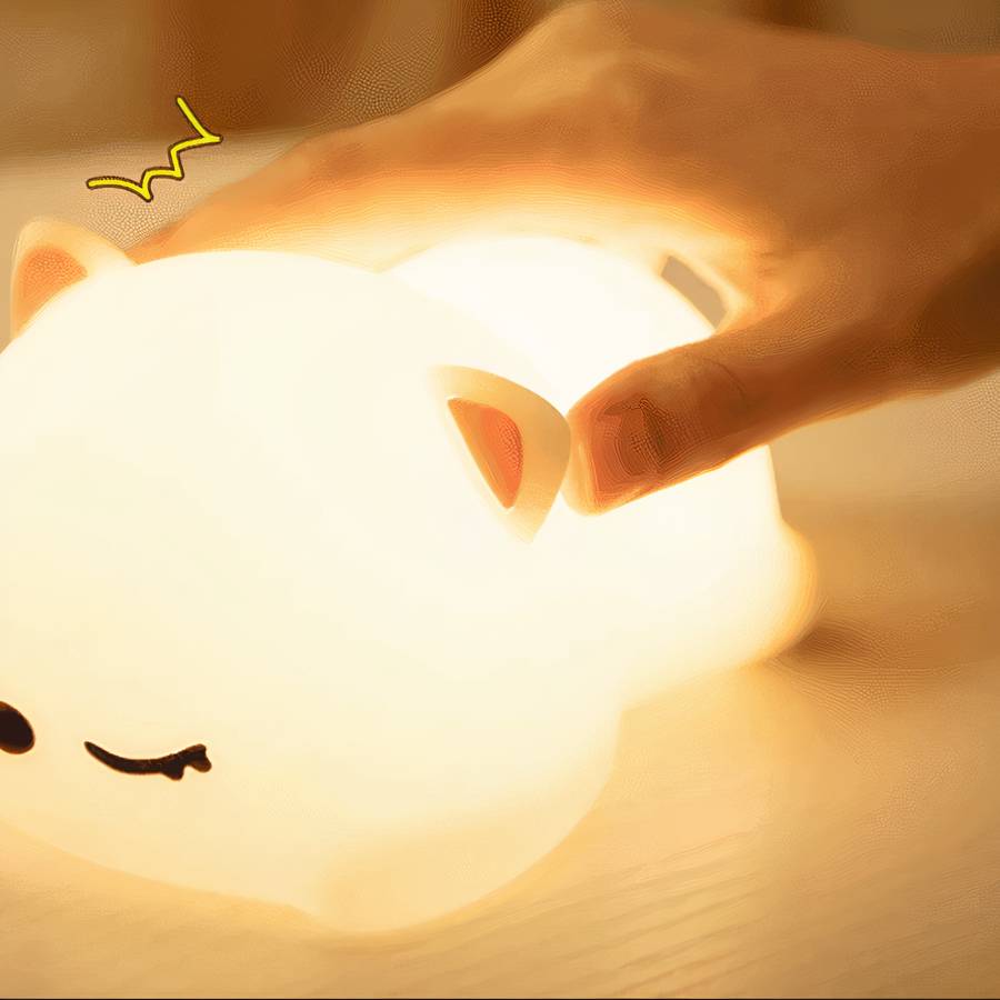 Lampe LED colorée en silicone avec capteur tactile – Image 5