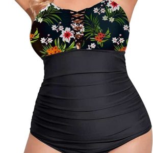 CheChury Push Up – maillot de bain femme 1 pièce grande taille