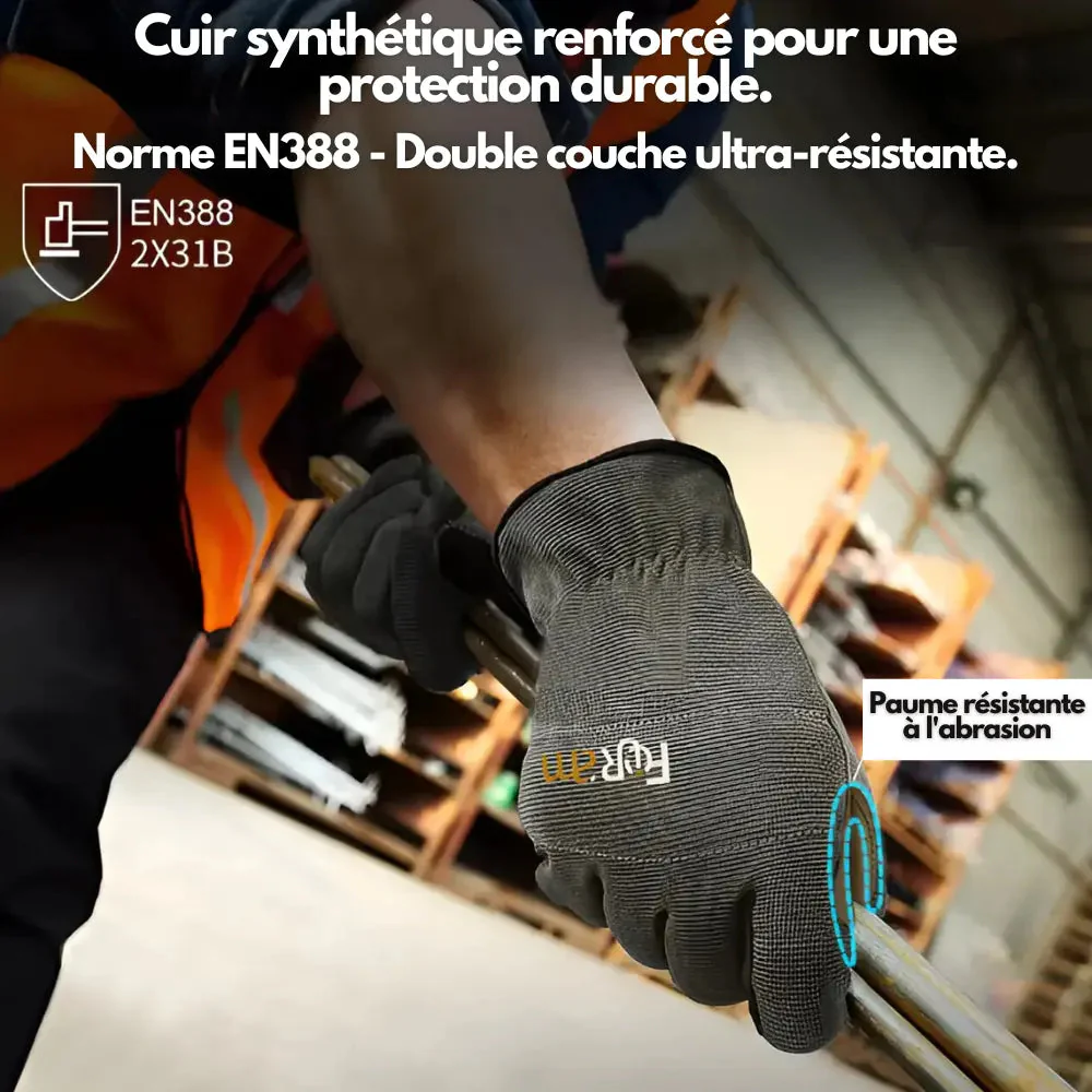 Foram : Gants anti-dérapants pour travaux – Image 4