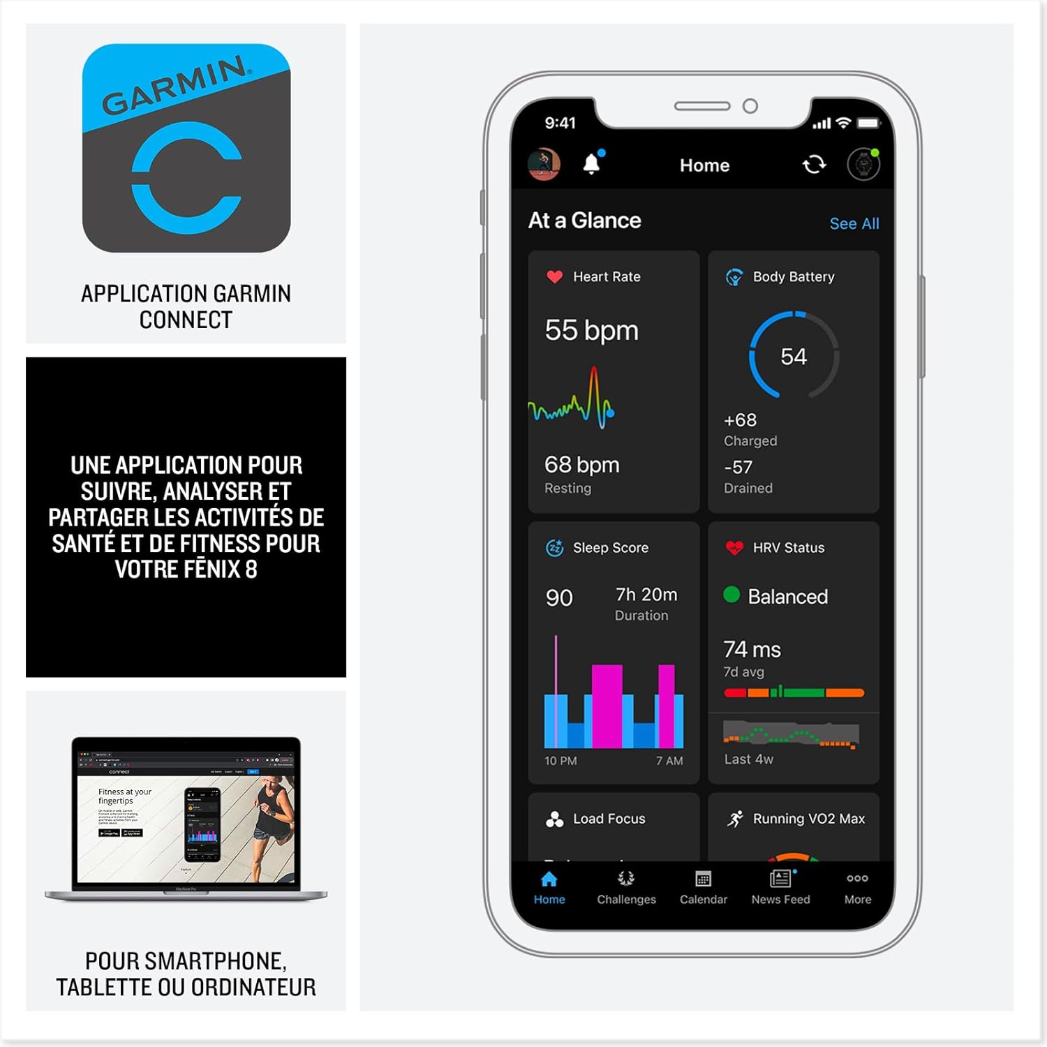 Garmin fēnix® 8 – Montre GPS Multisports et natation AMOLED – Image 4