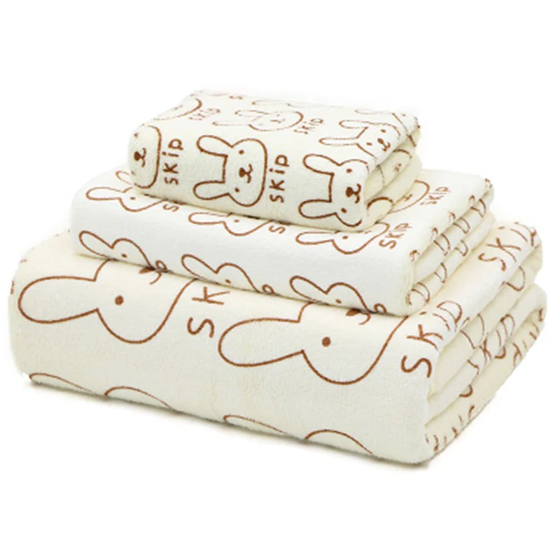 Ensemble de serviettes de bain- 3 pièces microfibre – Image 7