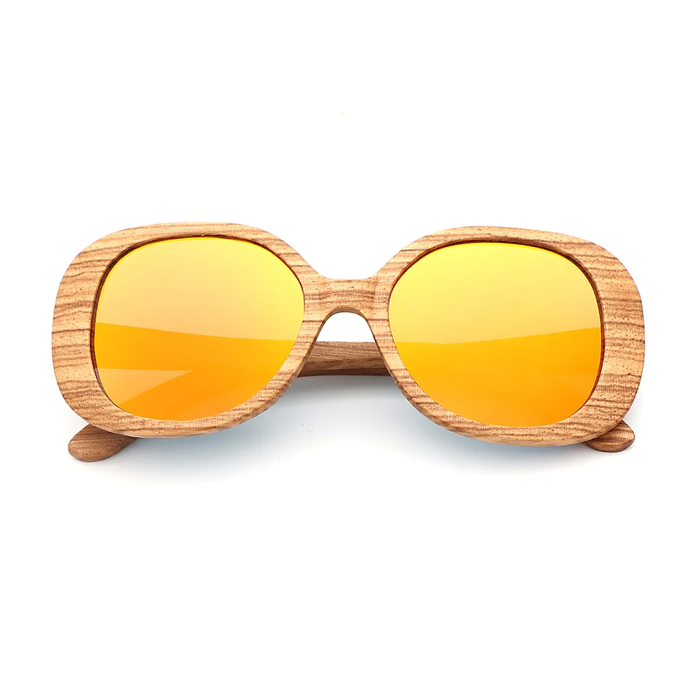 Lunettes de Soleil en Bois - Retro Chic – Image 3