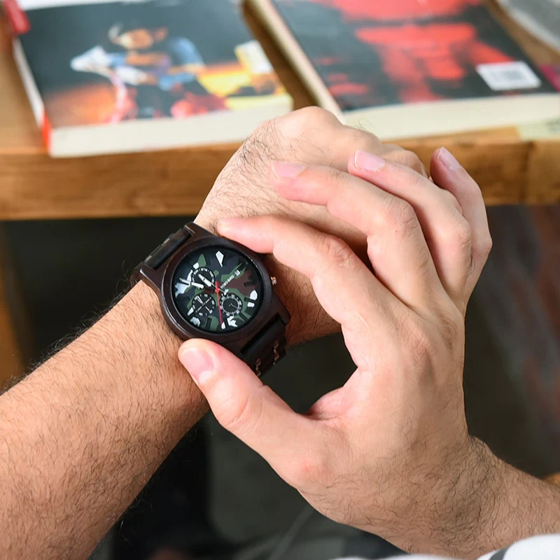 Montre en Bois homme "Adventure" – Image 5