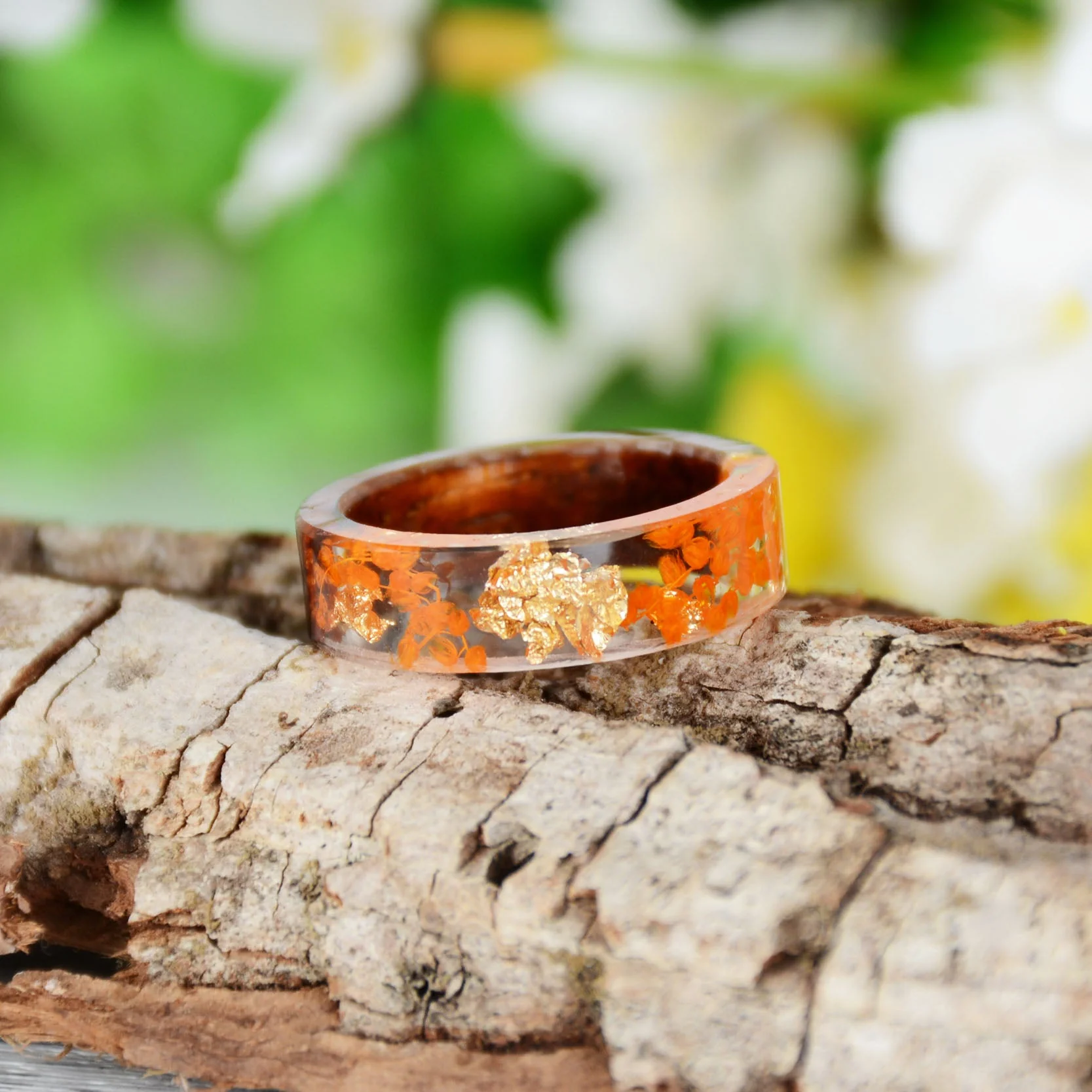 Bague en Bois Femme - Red Natural – Image 4