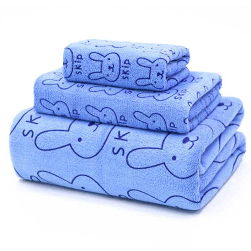 Ensemble de serviettes de bain- 3 pièces microfibre – Image 9