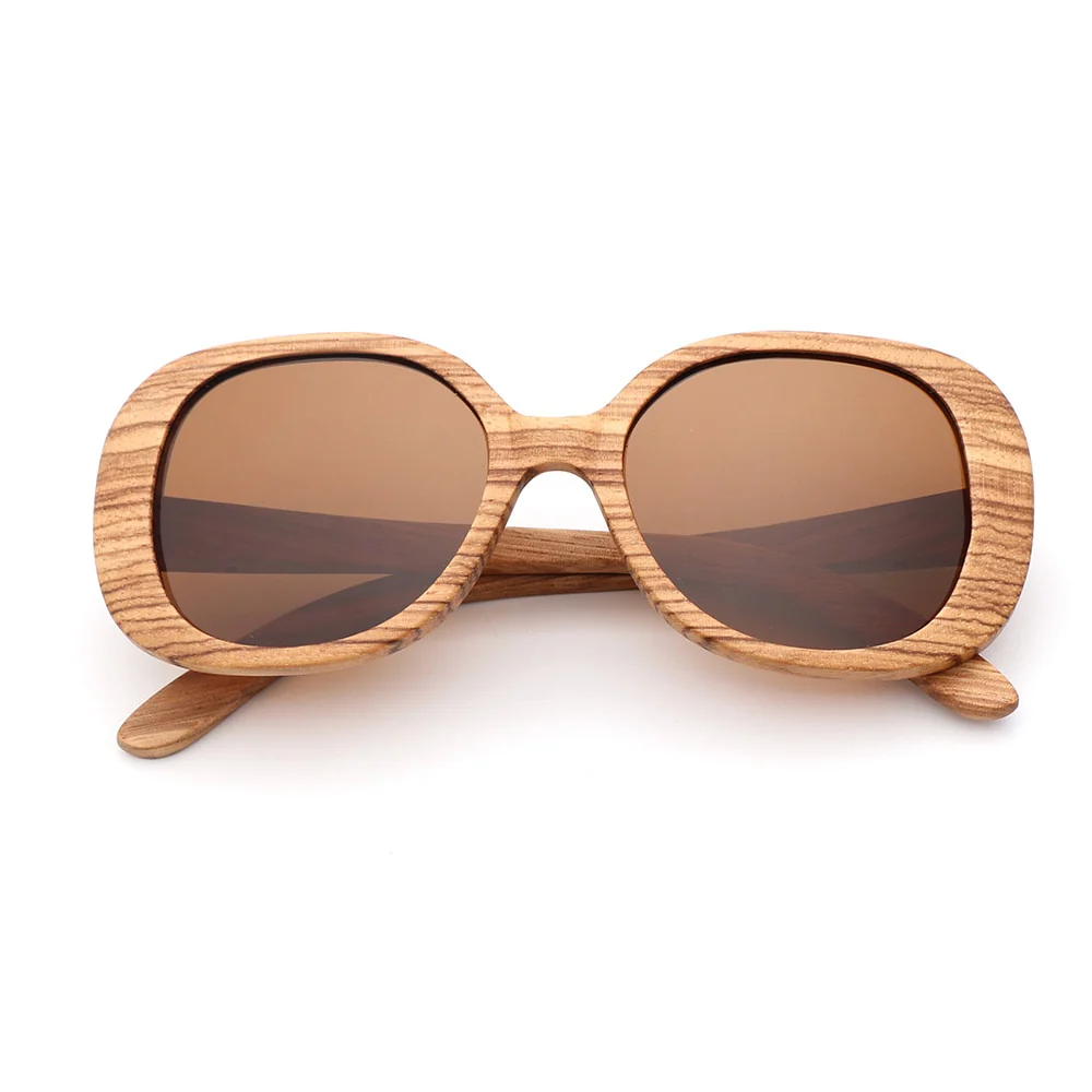 Lunettes de Soleil en Bois - Retro Chic – Image 5