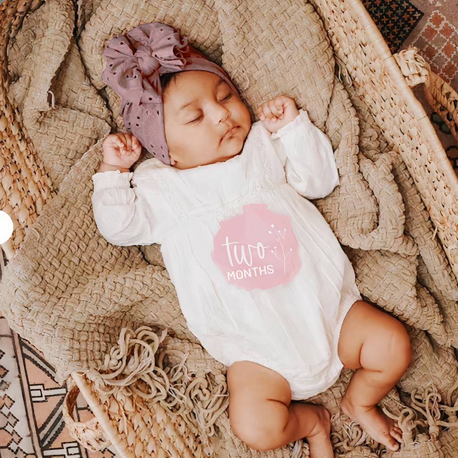 Turban en dentelle avec noeud pour bébé fille – Image 8