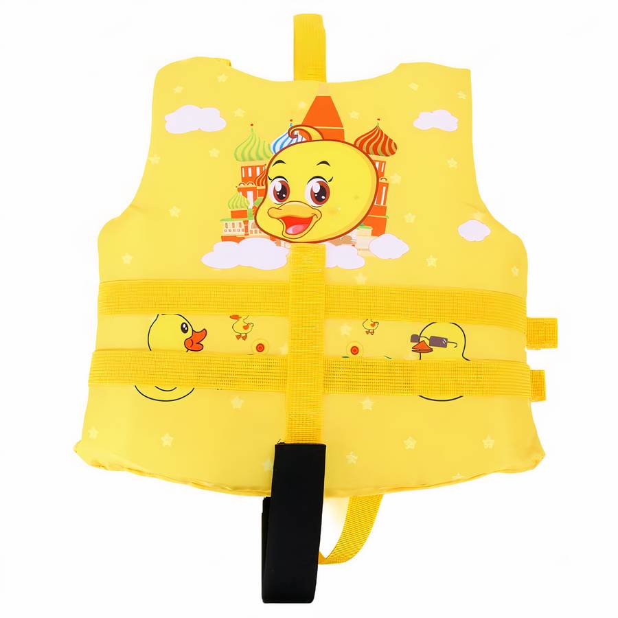 Gilet de natation jaune réglable dès 2 ans – Image 3