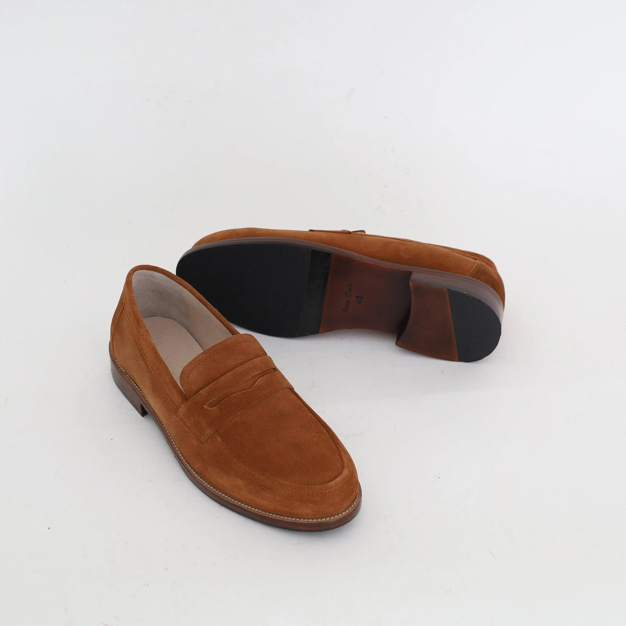 Mocassin Casual En Daim Tabac - Medri – Image 4