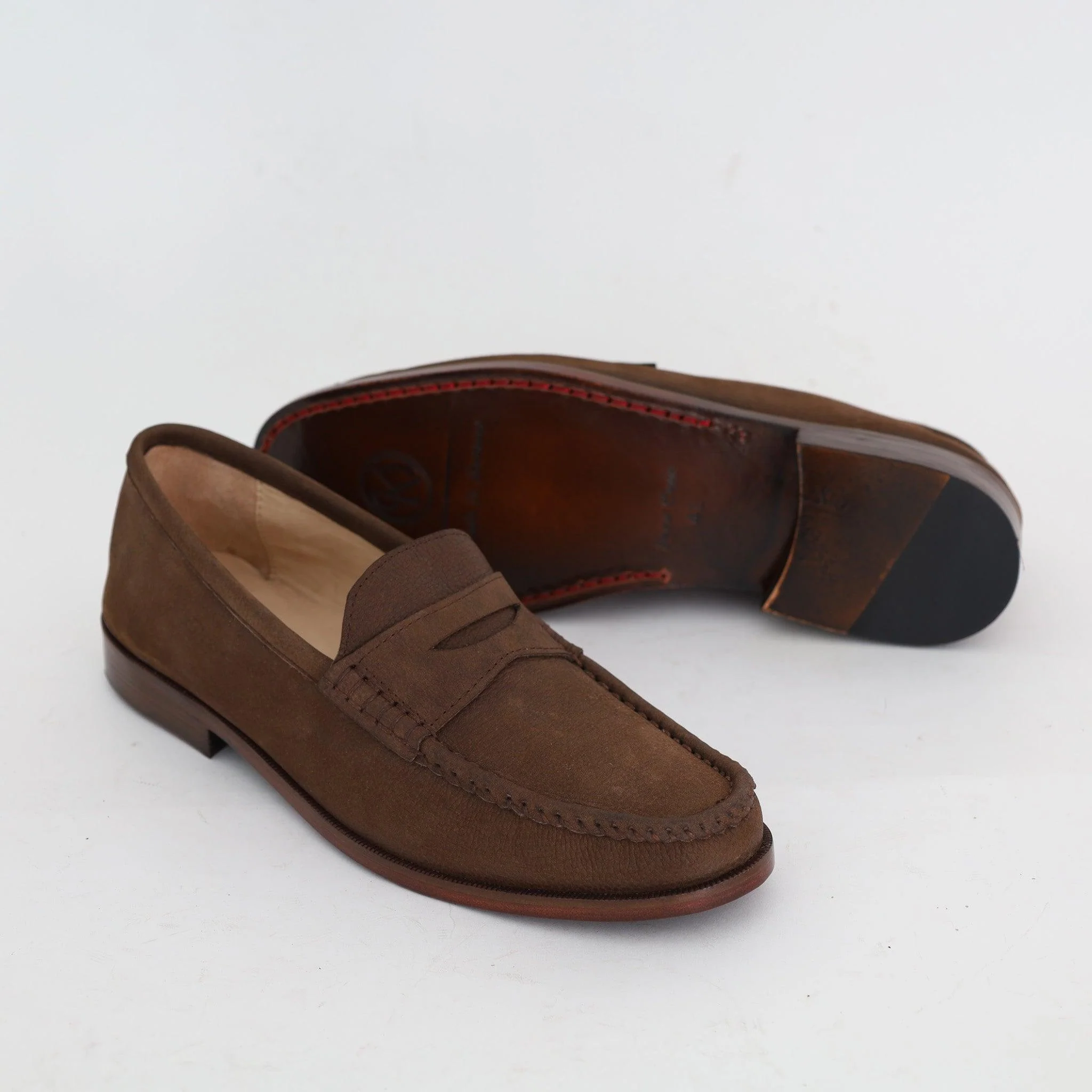 Mocassin Souple en Nubuck Olive - Yeder – Image 4