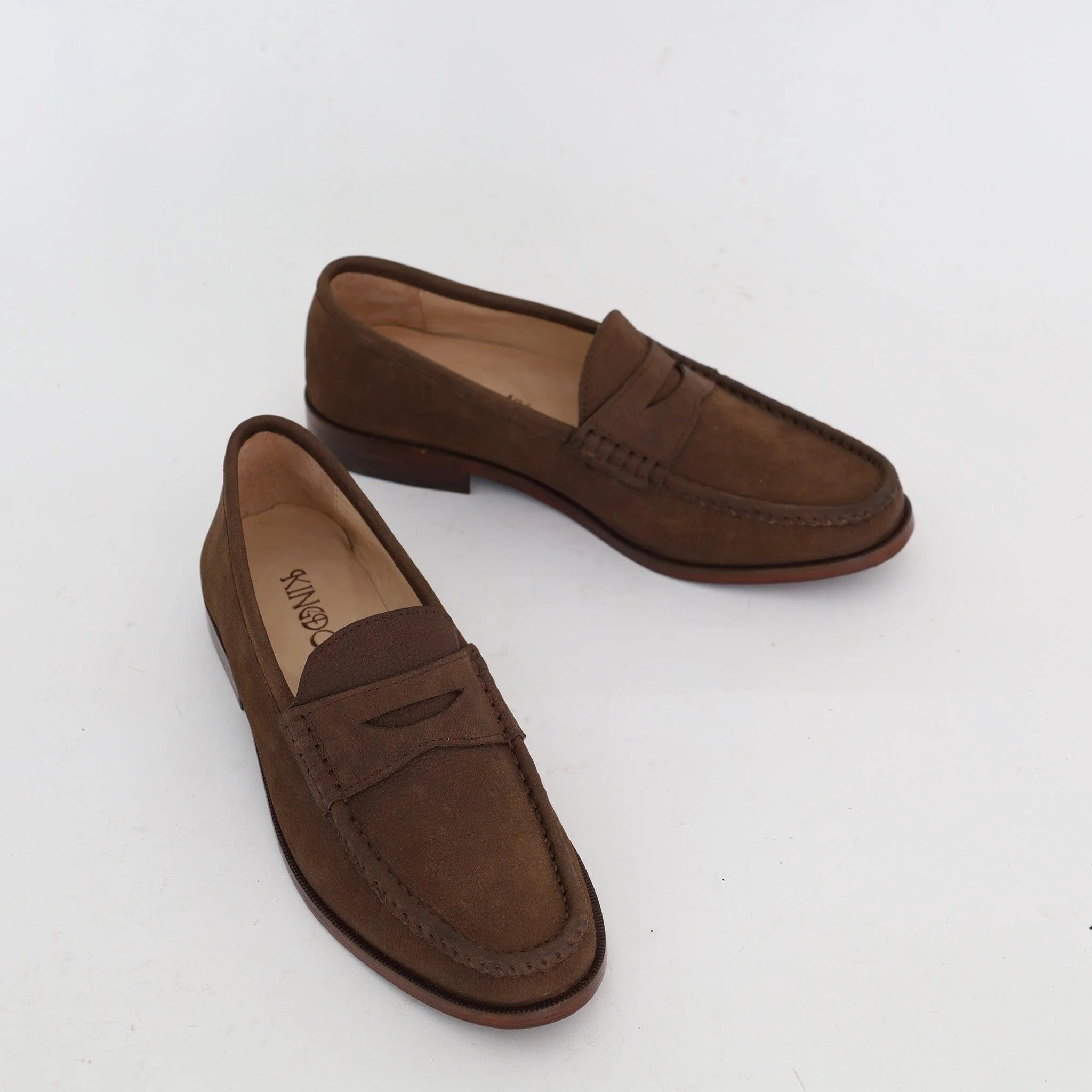 Mocassin Souple en Nubuck Olive - Yeder – Image 5