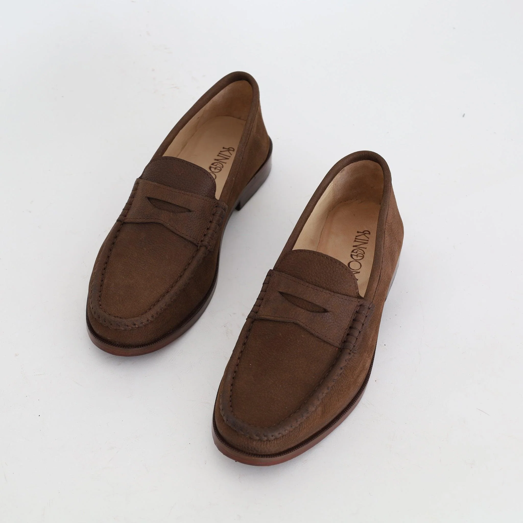 Mocassin Souple en Nubuck Olive - Yeder – Image 3