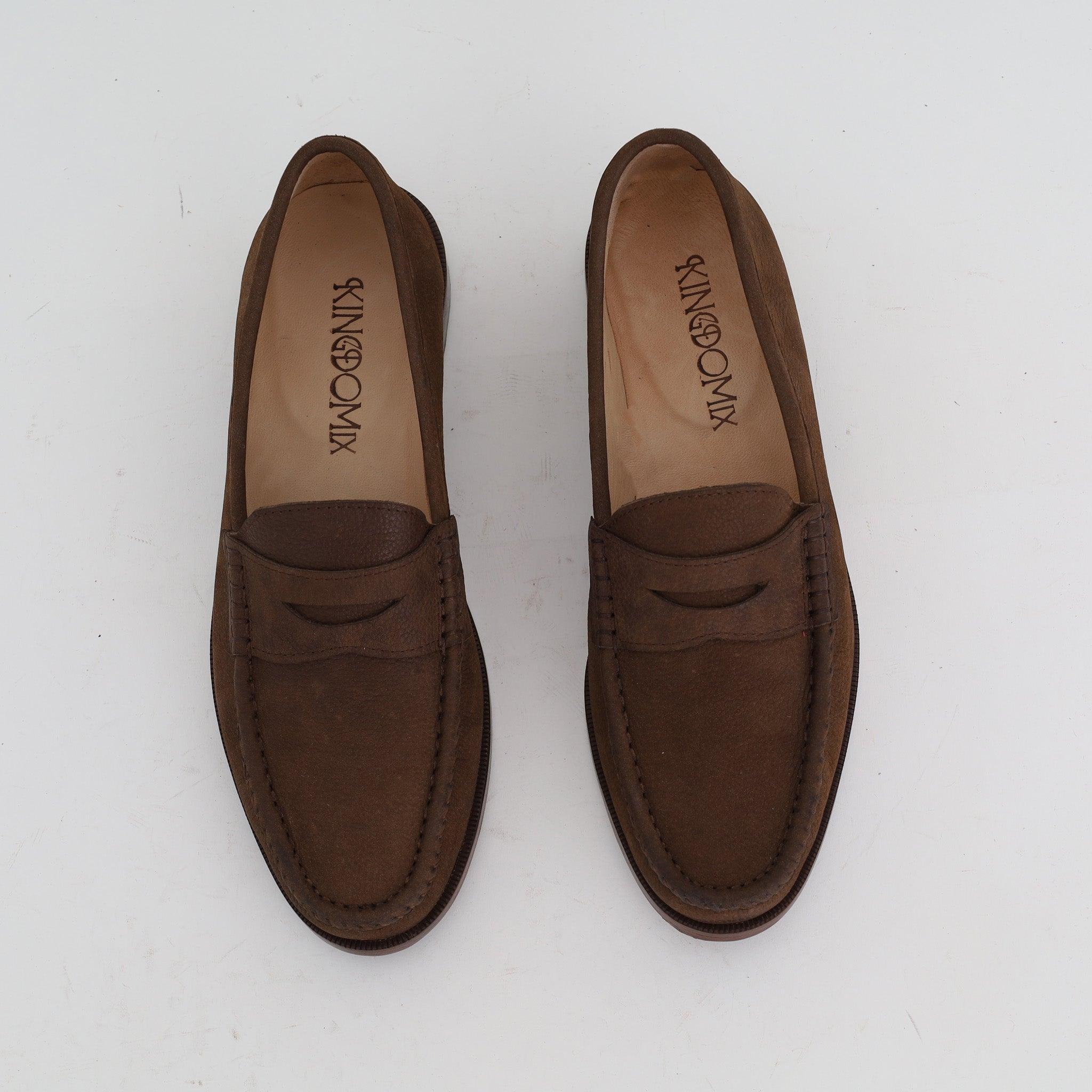 Mocassin Souple en Nubuck Olive - Yeder – Image 6