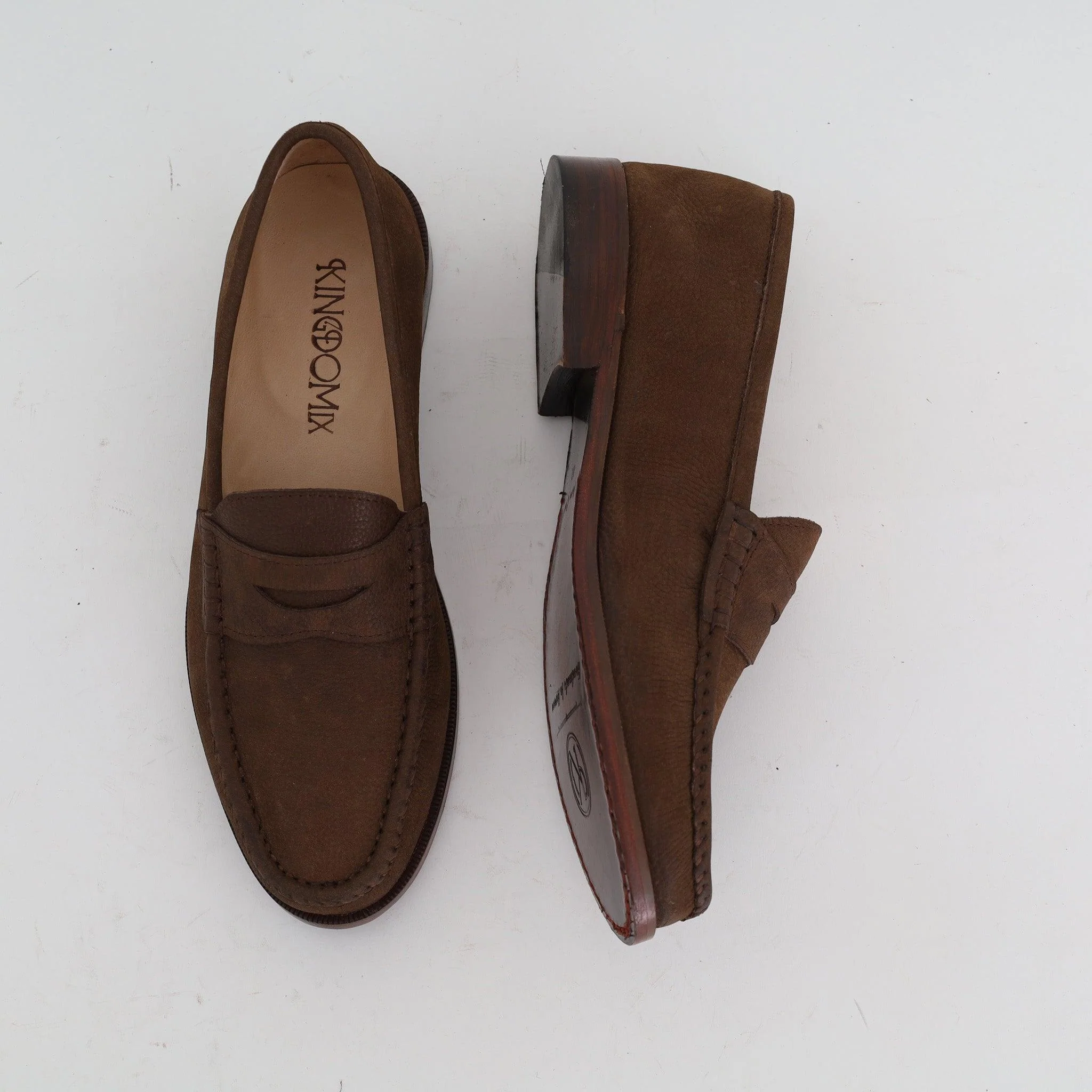 Mocassin Souple en Nubuck Olive - Yeder – Image 7