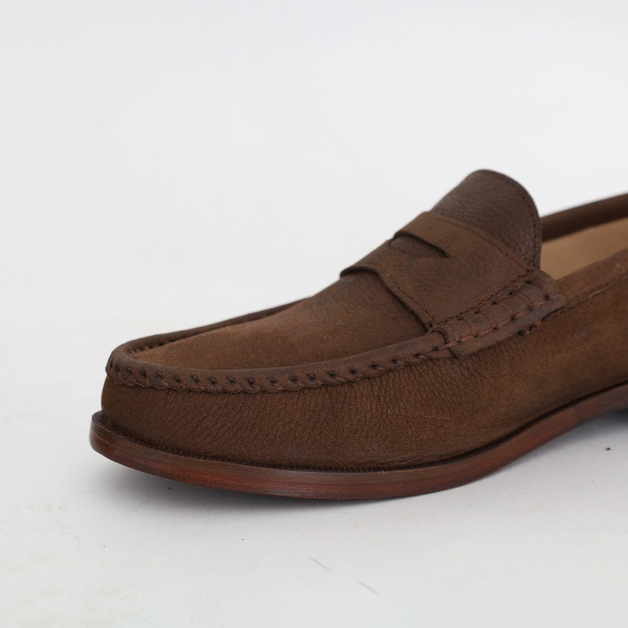 Mocassin Souple en Nubuck Olive - Yeder – Image 8