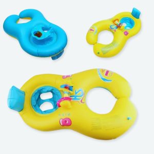 Anneau double gonflable pour parent-enfant