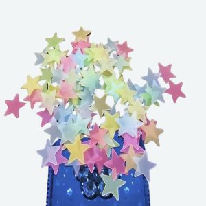 Autocollants muraux fluorescents en forme d’étoile