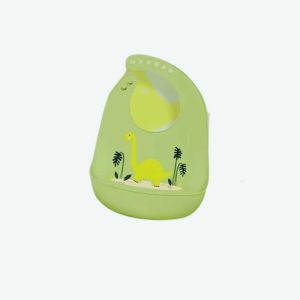 Bavoir attrape-miette à motif de dinosaure pour bébé