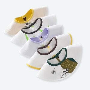 Bavoir à motifs d’animaux pour bébé